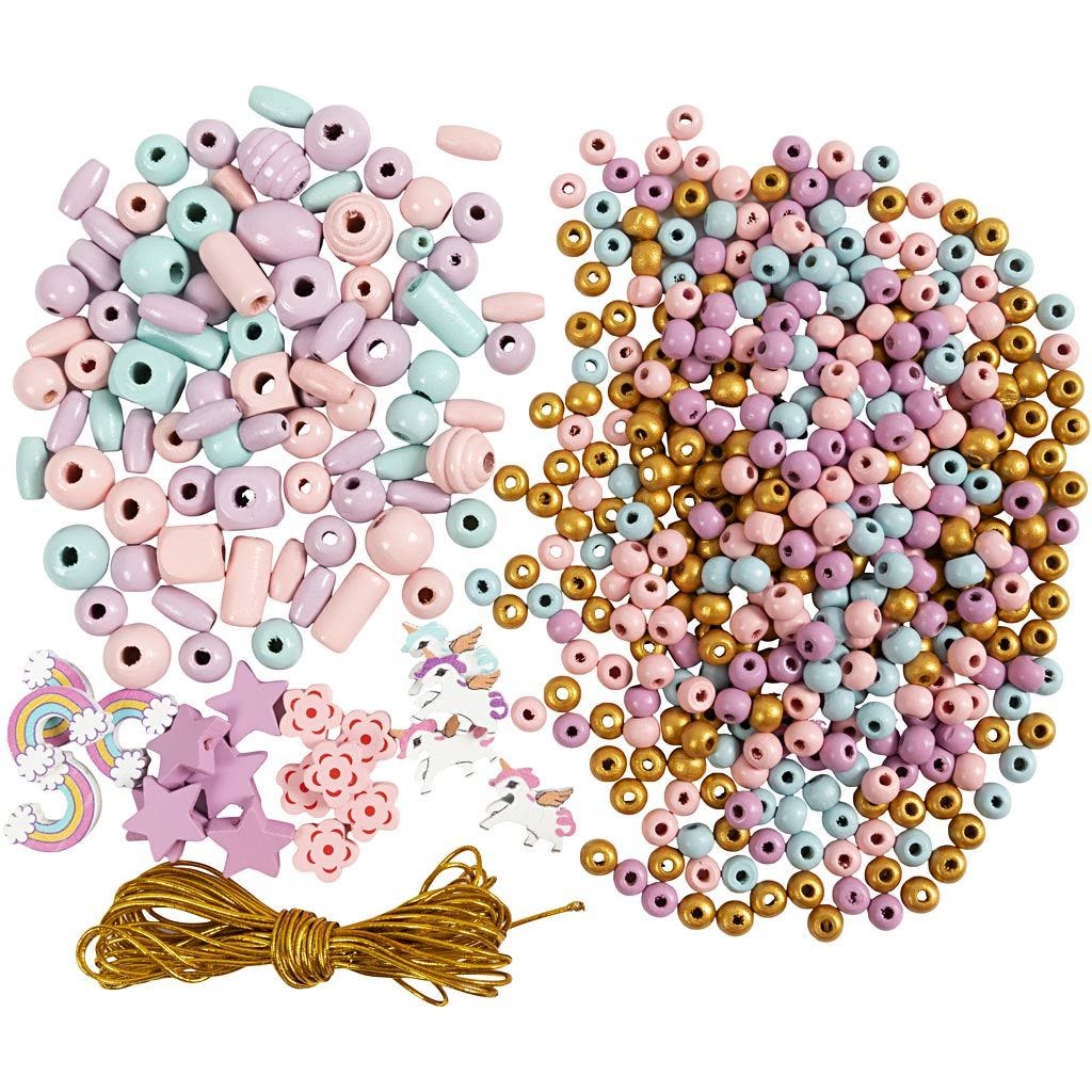Mini Craft Kit: Beaded Jewellery - Pastel Colours