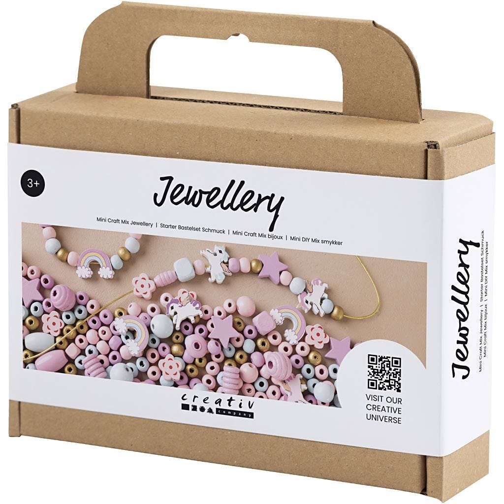 Mini Craft Kit: Beaded Jewellery - Pastel Colours