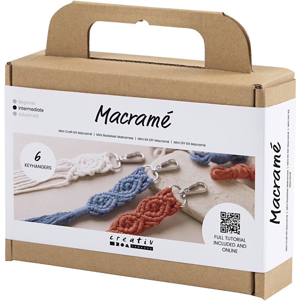 Mini Craft Kit Macramé - Key Rings