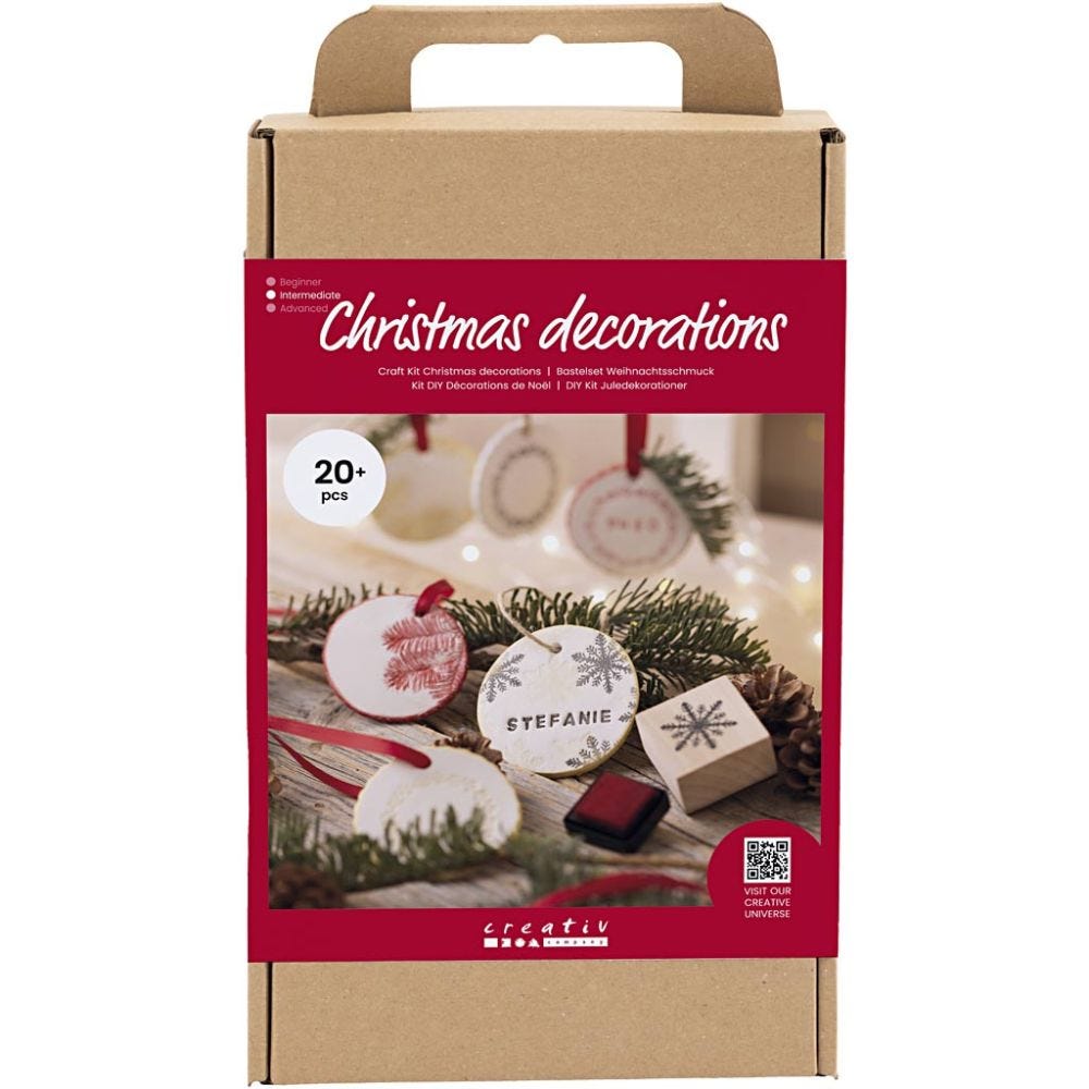 Creativ Craft Kit: Self-Hardening Clay Christmas Decorations