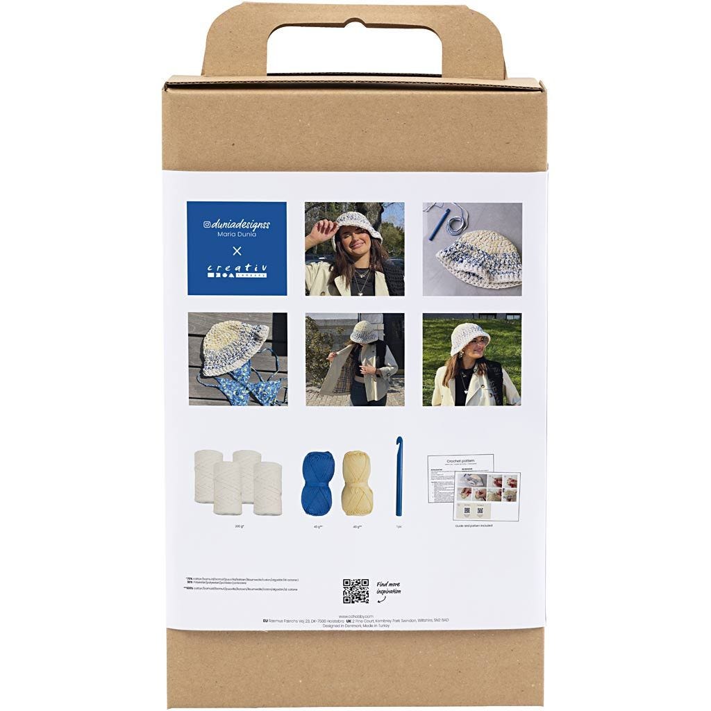 Starter Craft Kit: Crochet a Chunky Bucket Hat