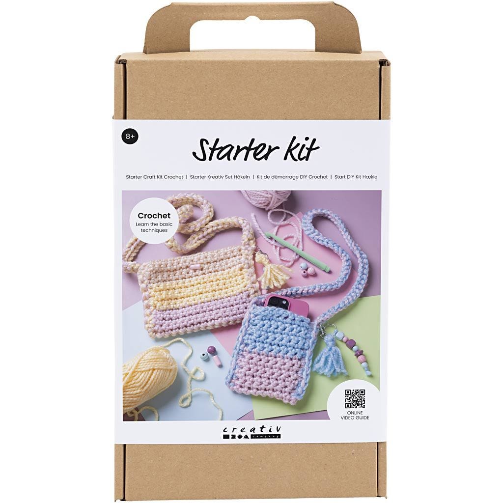 Starter Craft Kit - Crochet Bags