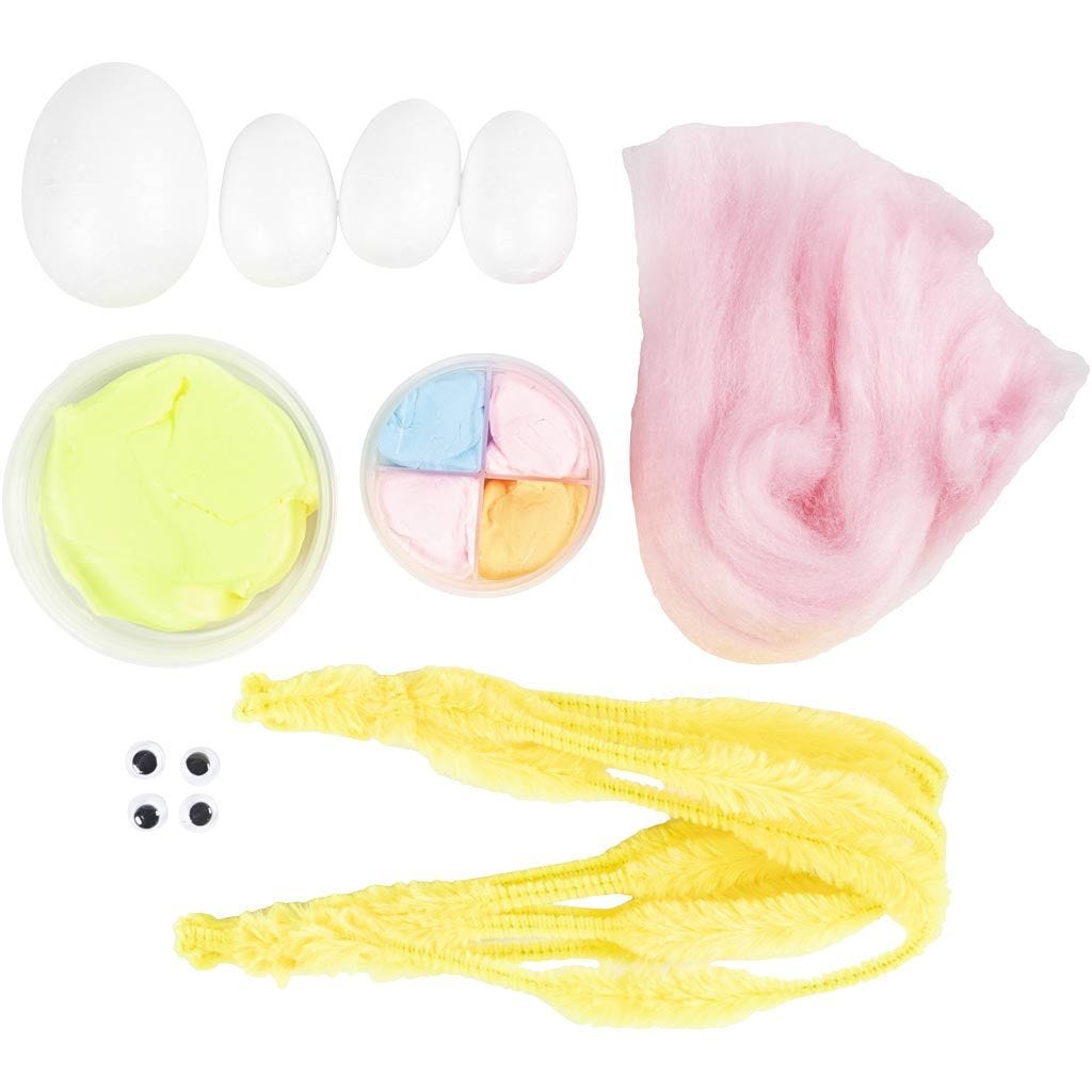 Mini Craft Kit: Modelling - Easter Chick Family