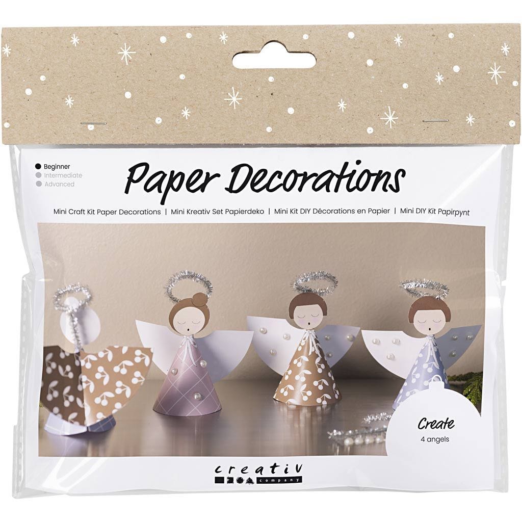 Christmas Mini Craft Kit - Paper Angels