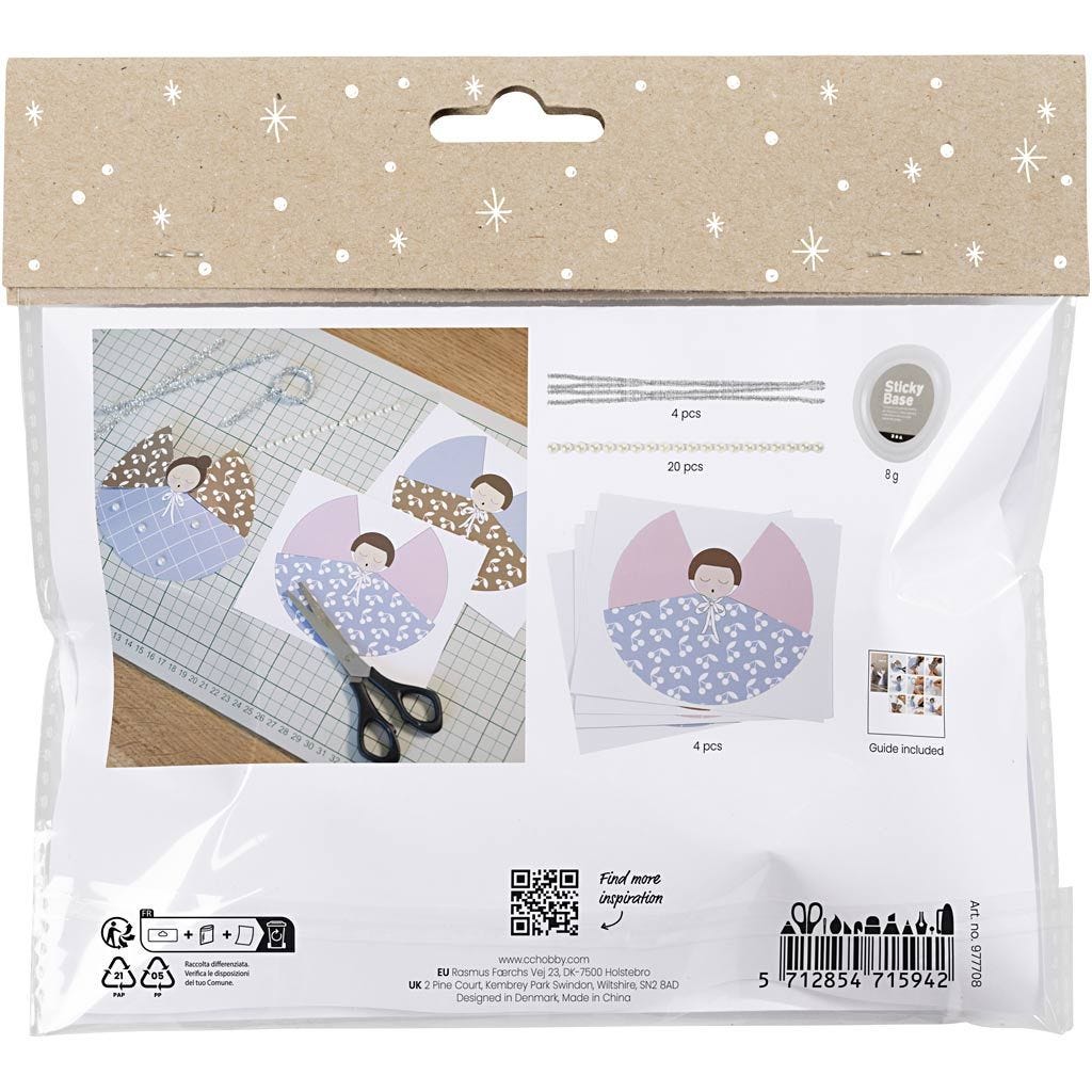 Christmas Mini Craft Kit - Paper Angels