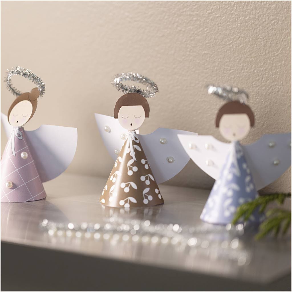 Christmas Mini Craft Kit - Paper Angels