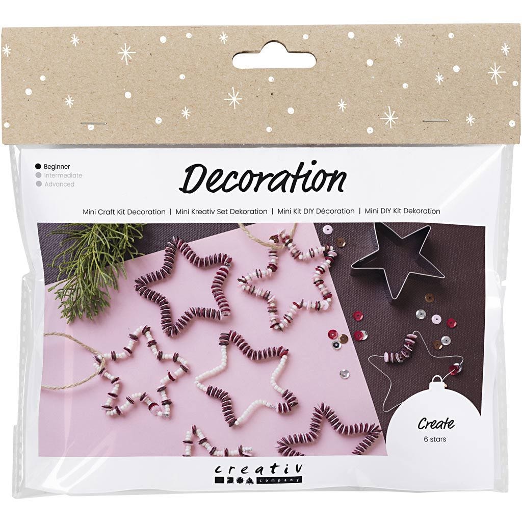 Mini Craft Kit - Beaded Stars