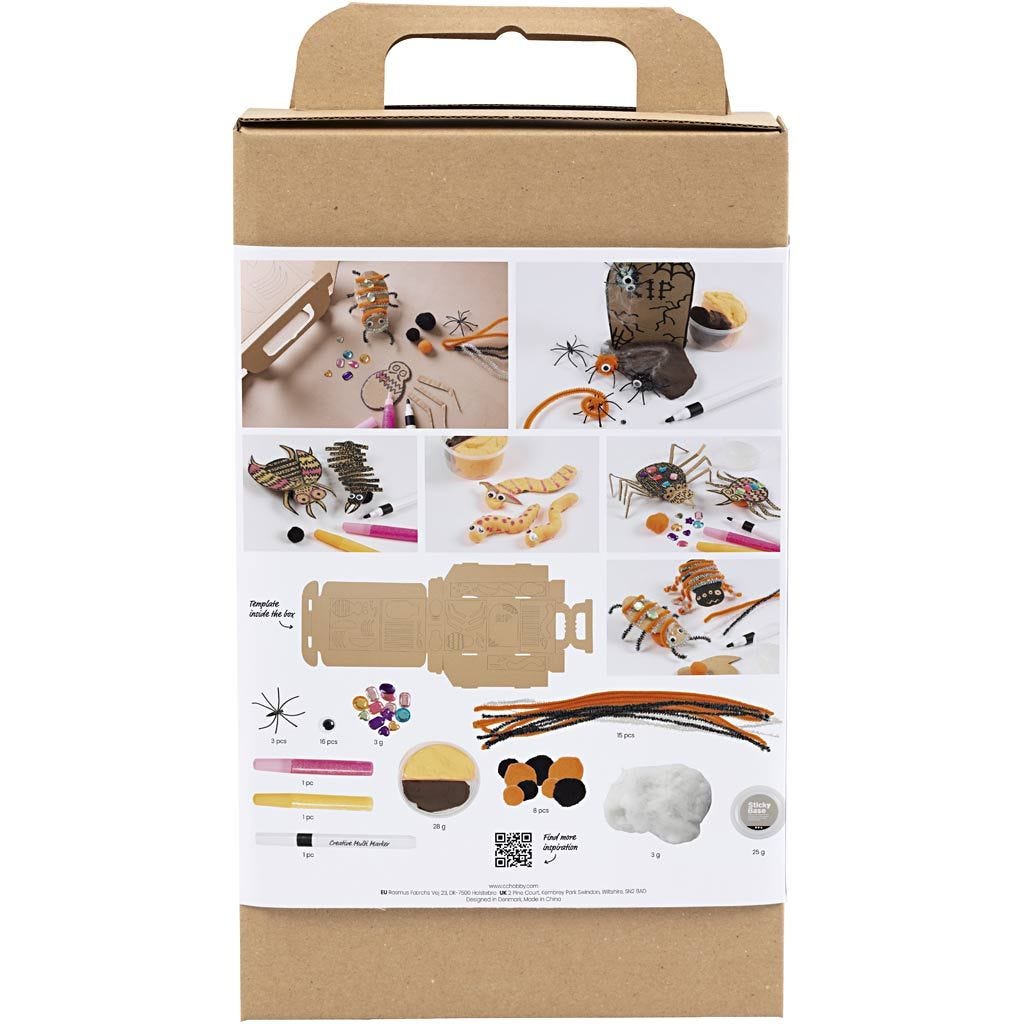 Halloween Decorations Craft Kit - Insects, Worms & Tombstones