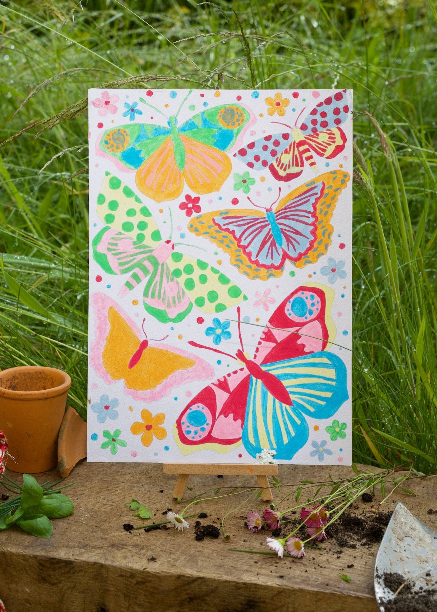 RHS Paint By Numbers For Kids: Butterflies | Buy Online from The Home Crafters