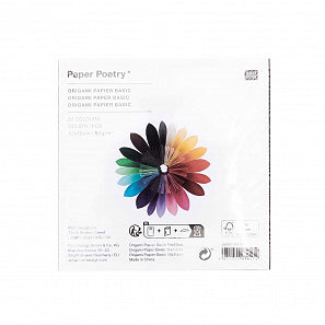 Paper Poetry Basic Origami Paper - Square: choose your size