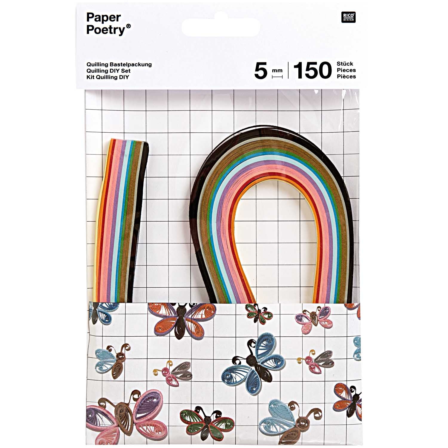 Paper Poetry Quilling DIY Craft Set - various