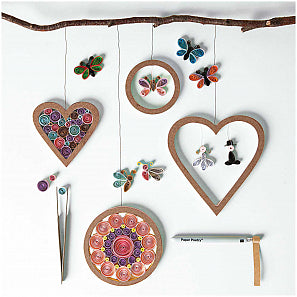 Paper Poetry Quilling DIY Craft Set - various