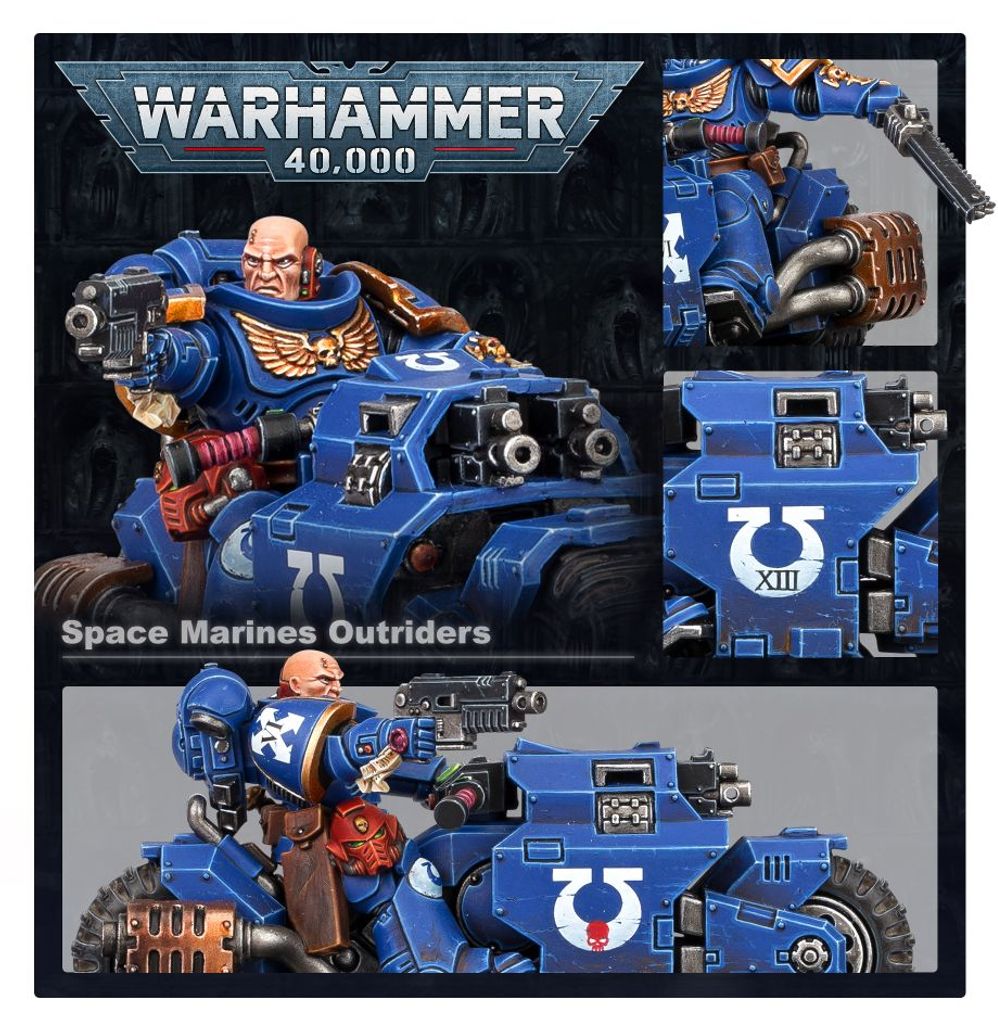 Space Marines Outriders | Buy Online from The Home Crafters