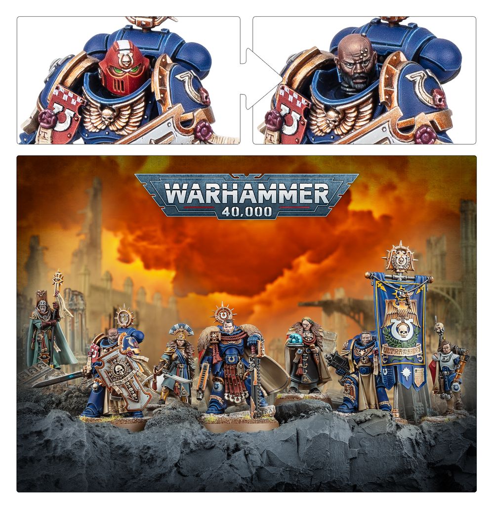 Captain Titus & The Wardens Of Ultramar | Buy Online from The Home Crafters