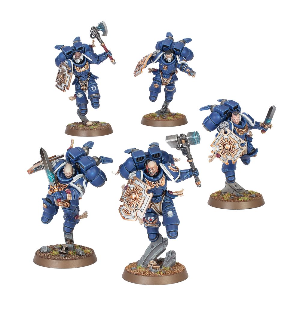 Space Marines: Vanguard Veteran Squad with Jump Packs