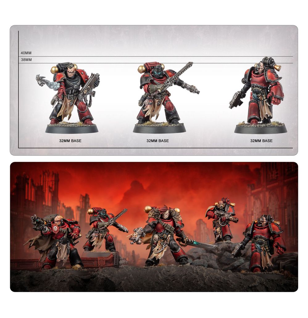 Chaos Space Marines: Red Corsairs Raiders | Buy Online from The Home Crafters