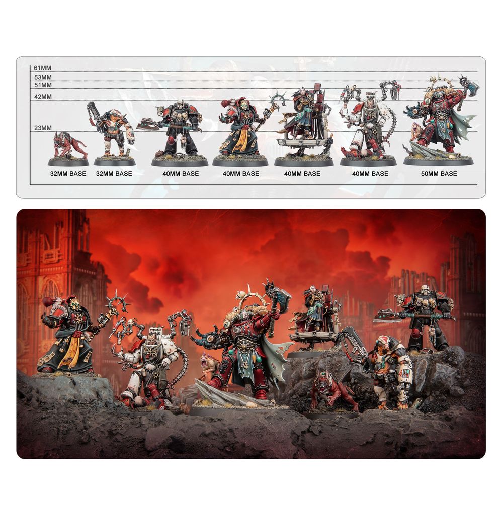Chaos Space Marines: Huron Blackheart | Buy Online from The Home Crafters