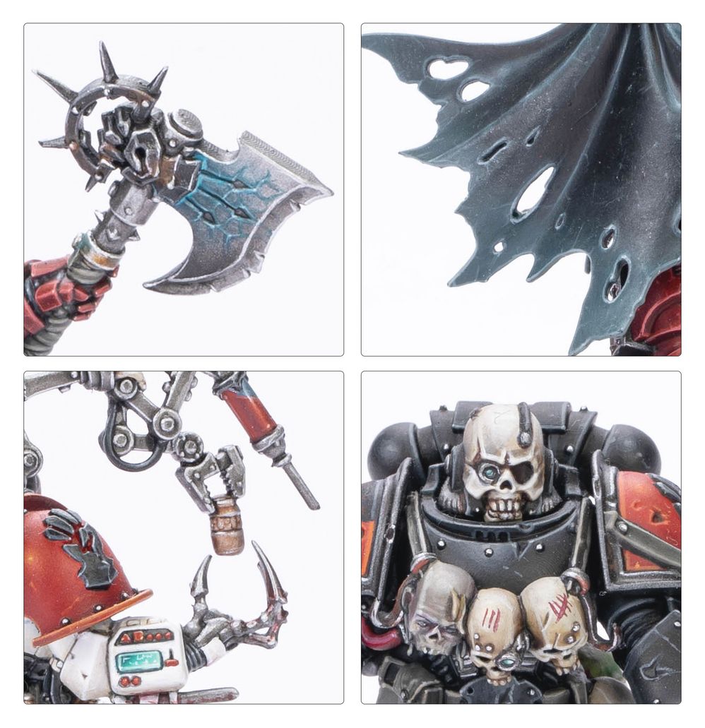 Chaos Space Marines: Huron Blackheart | Buy Online from The Home Crafters