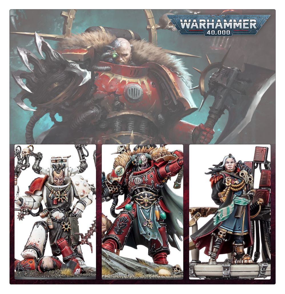 Chaos Space Marines: Huron Blackheart | Buy Online from The Home Crafters