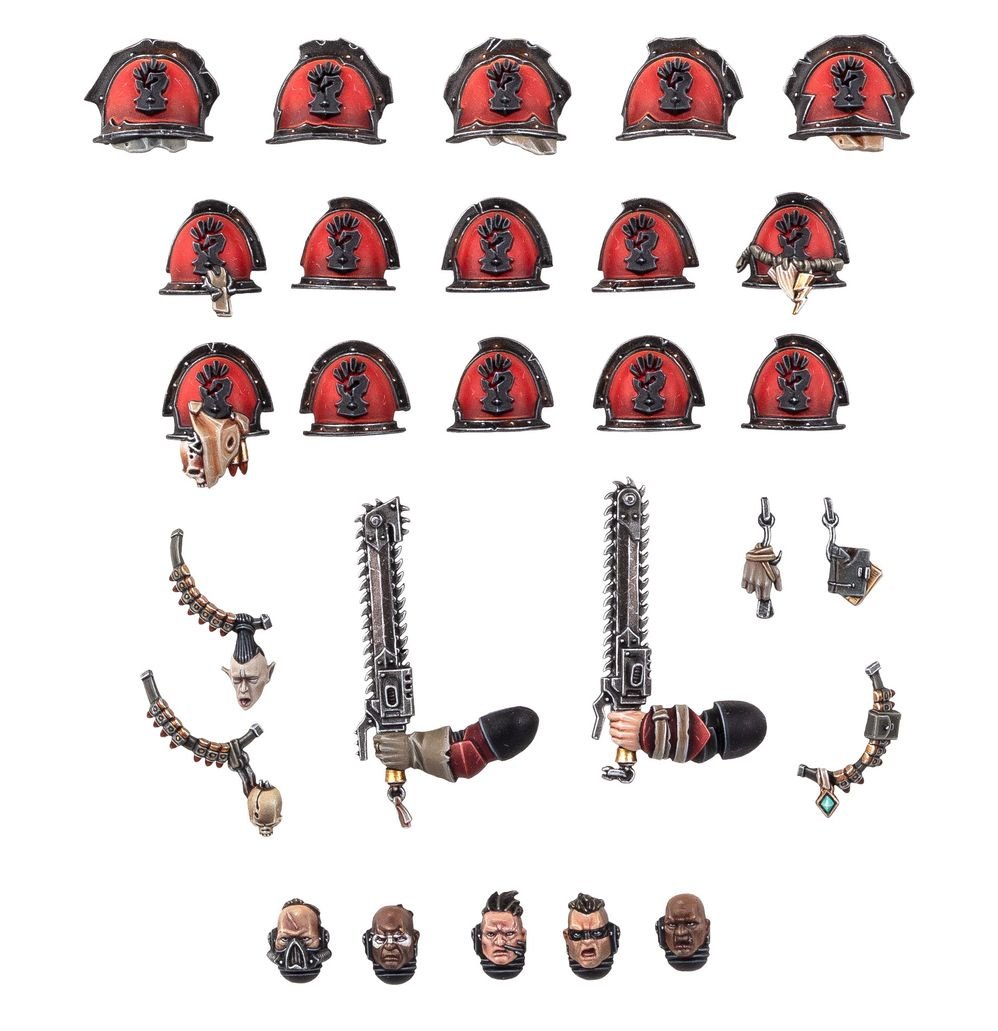 Chaos Space Marines: Red Corsairs Upgrades & Transfers | Buy Online from The Home Crafters
