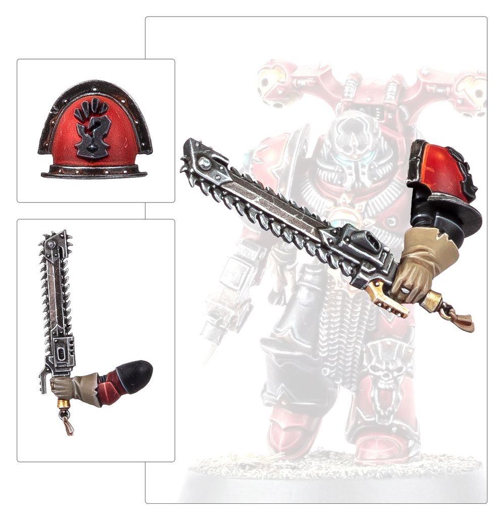 Chaos Space Marines: Red Corsairs Upgrades & Transfers | Buy Online from The Home Crafters