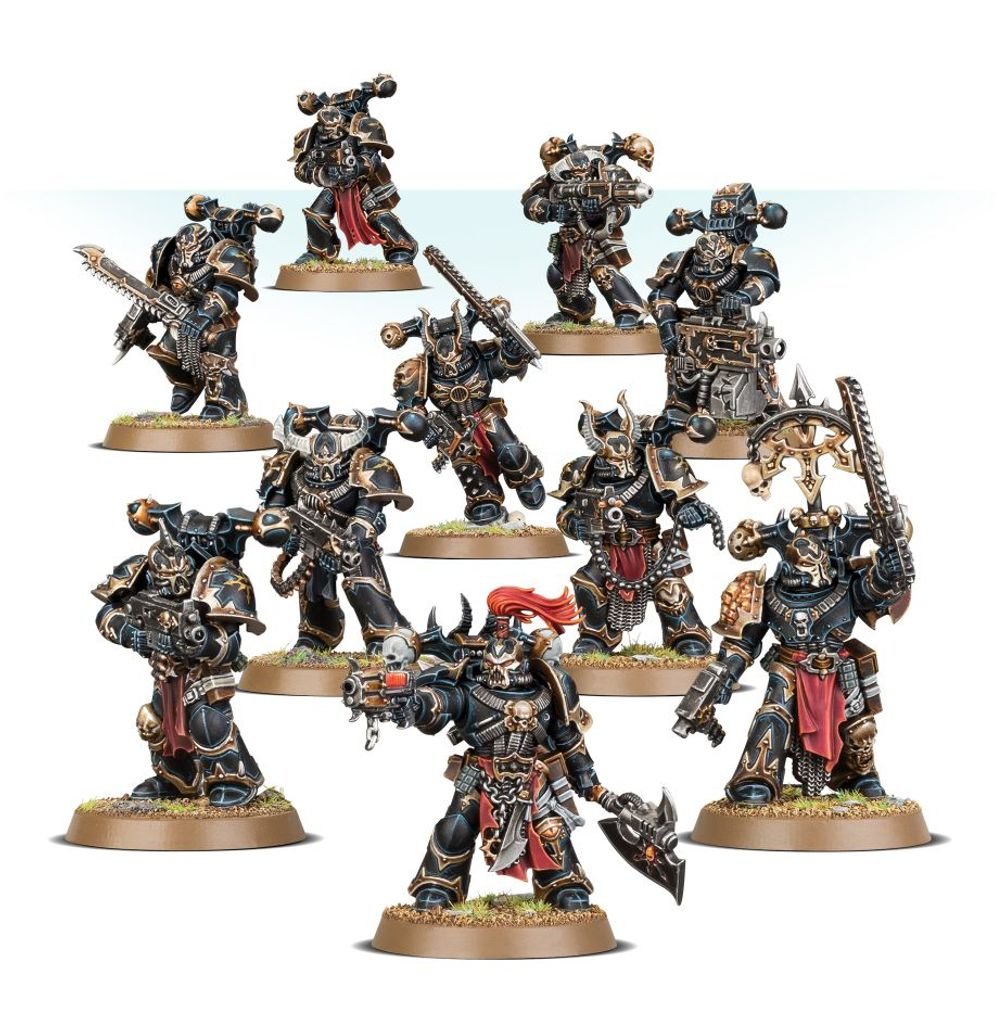 40k Battleforce Box - Chaos Space Marines: Hellforged Warband | Buy Online from The Home Crafters