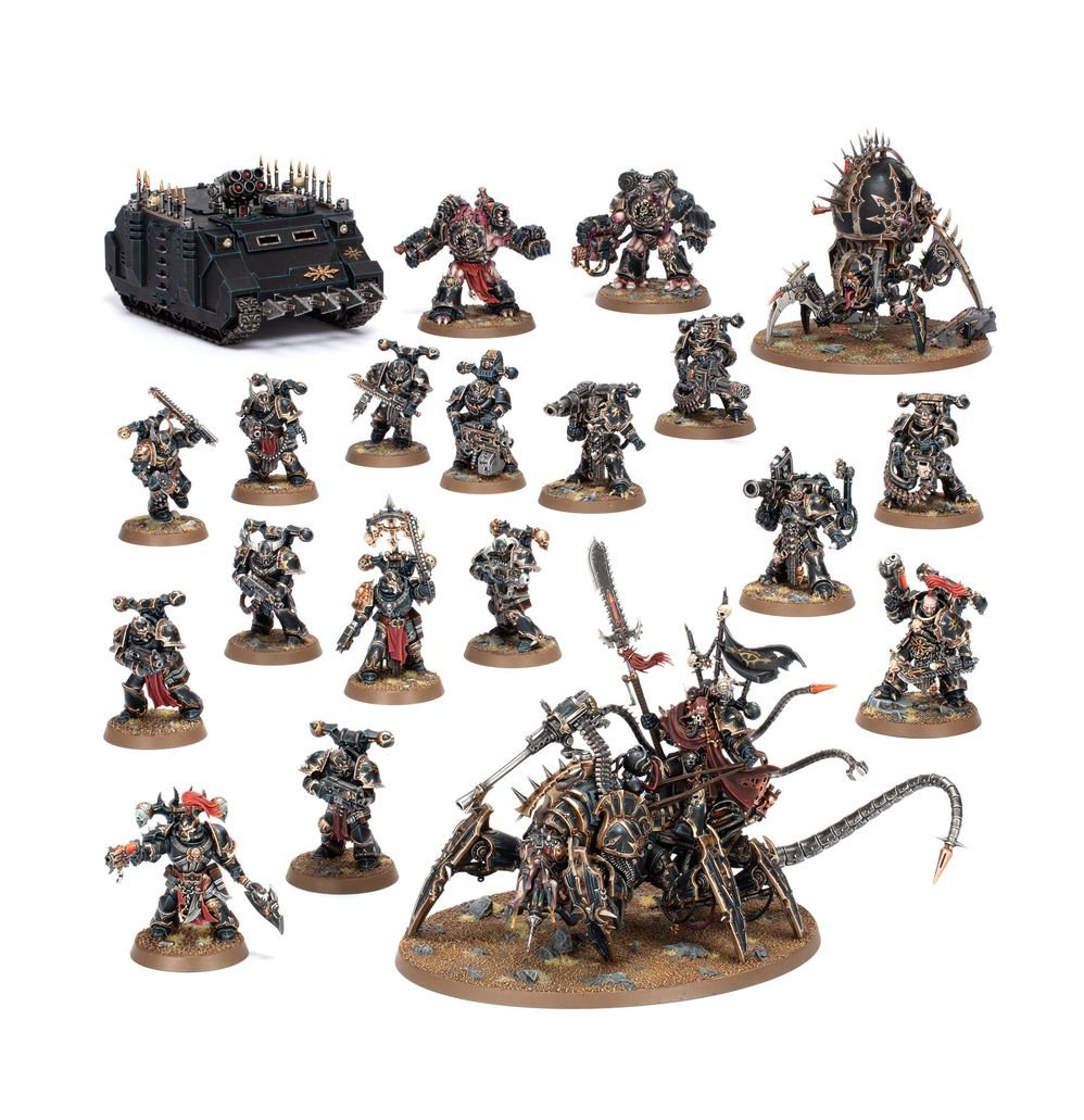 40k Battleforce Box - Chaos Space Marines: Hellforged Warband | Buy Online from The Home Crafters