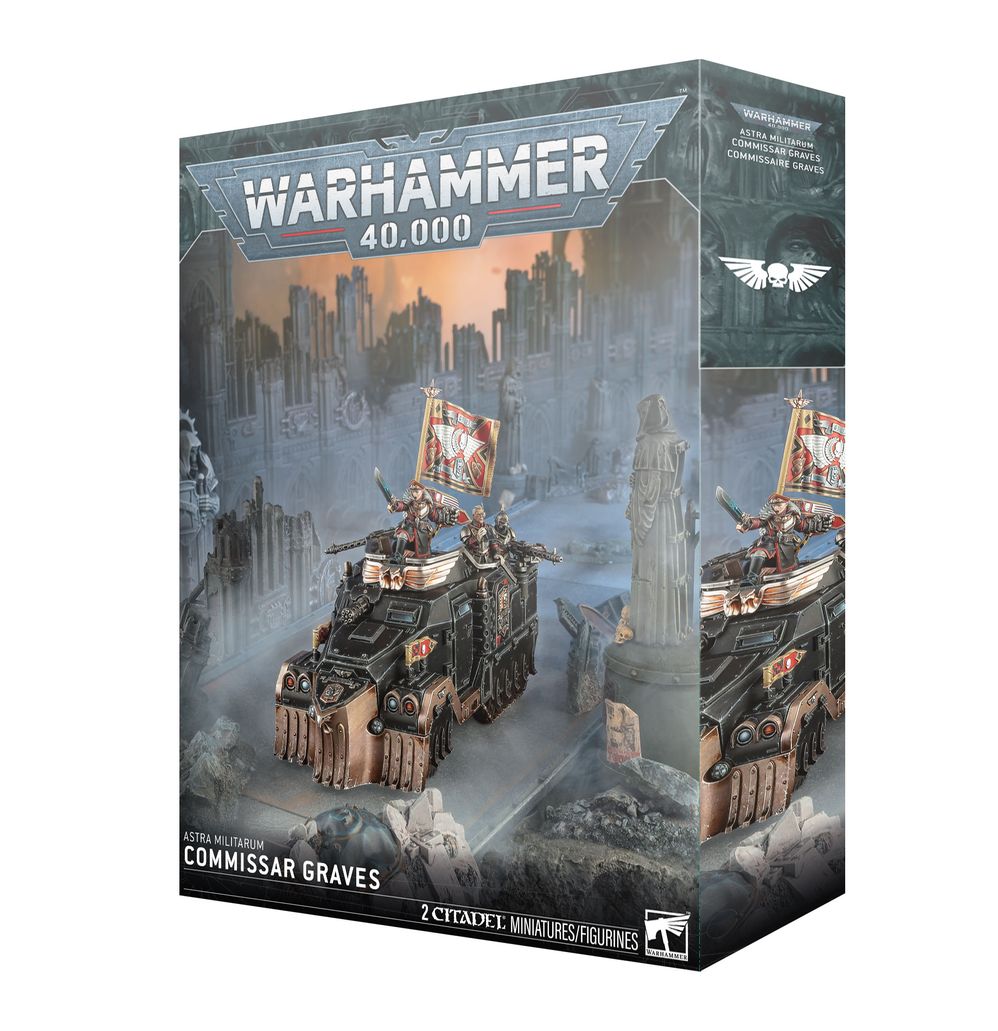 Astra Militarum: Commissar Graves | Buy Online from The Home Crafters