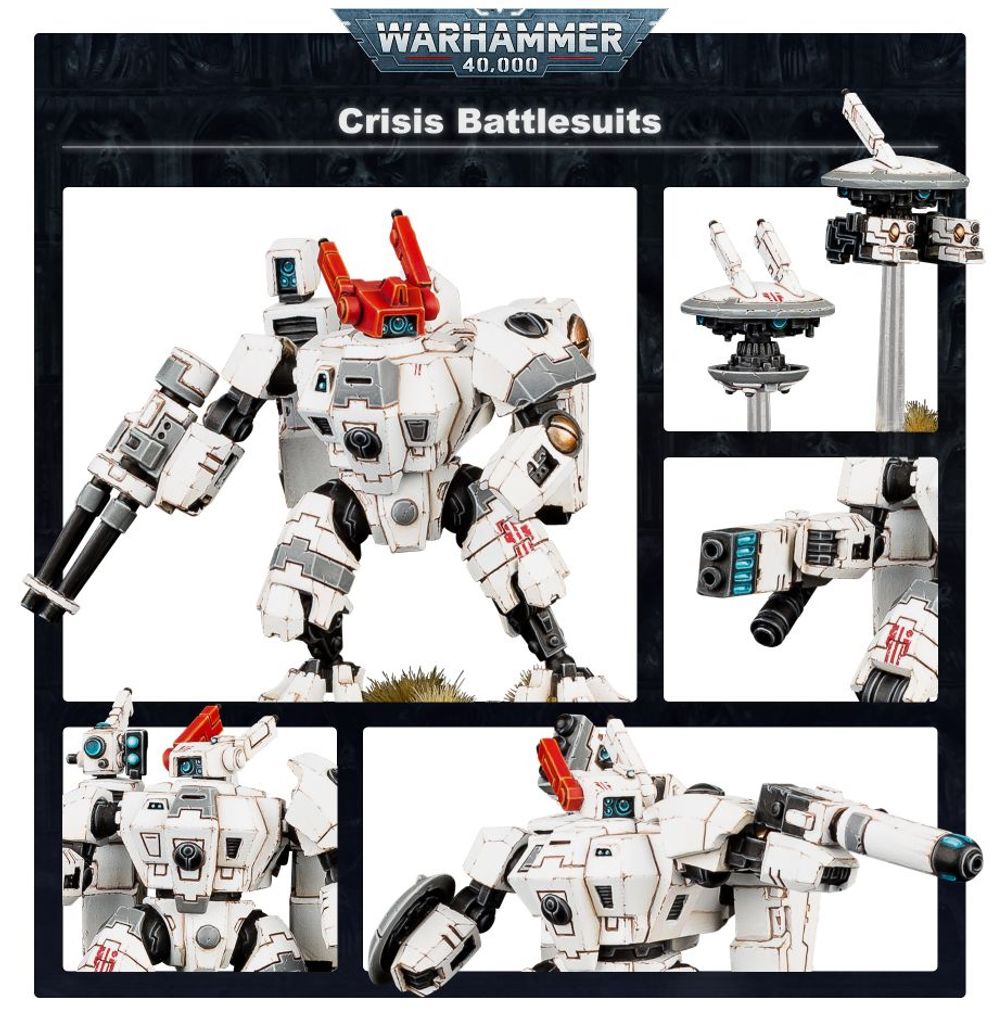 Tau Empire: XV8 Crisis Battlesuits Team