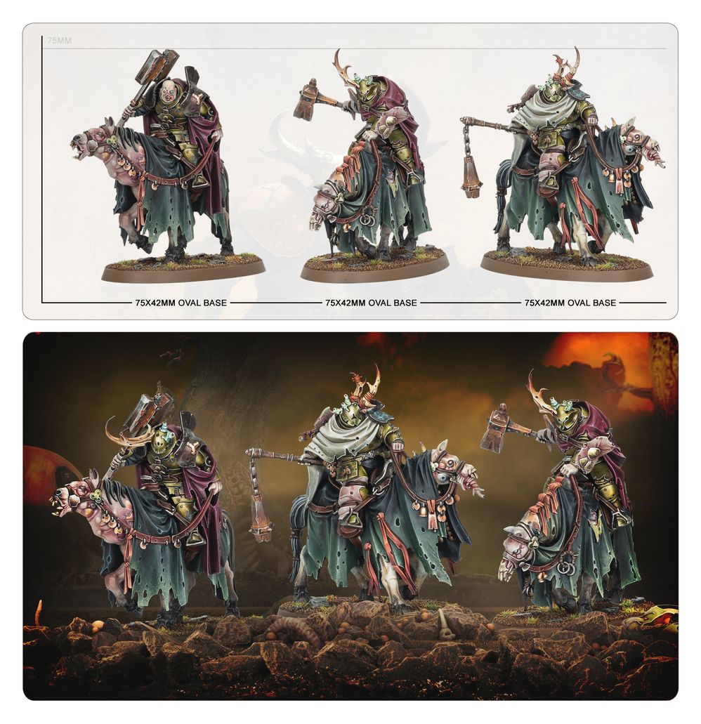 Maggotkin Of Nurgle: Sloven Knights | Buy Online from The Home Crafters