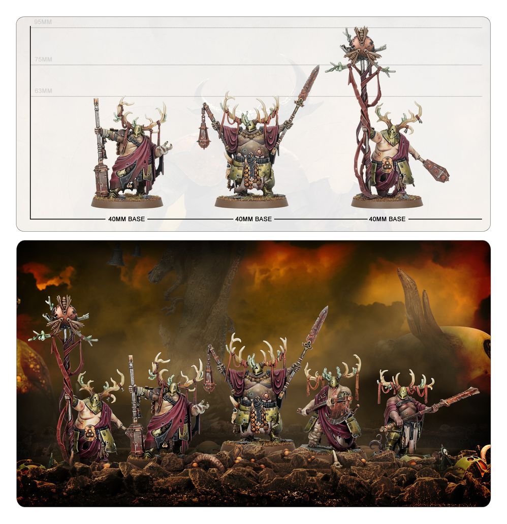 Maggotkin Of Nurgle: Putrid Blightkings | Buy Online from The Home Crafters
