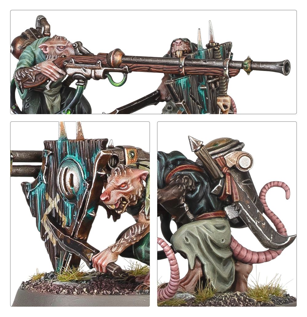 Skaven: Warplock Jezzails | Buy Online from The Home Crafters