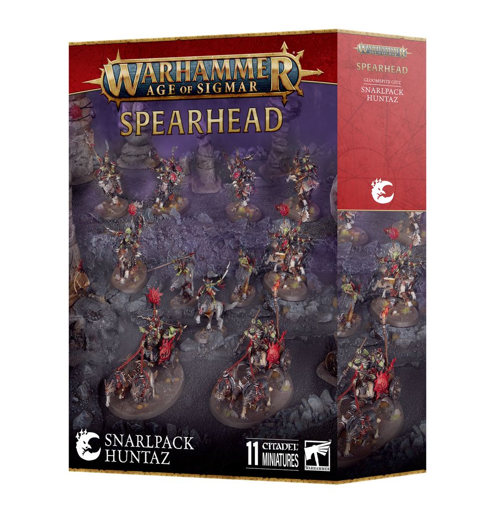Spearhead: Gloomspite Gitz – Snarlpack Huntaz | Buy Online from The Home Crafters