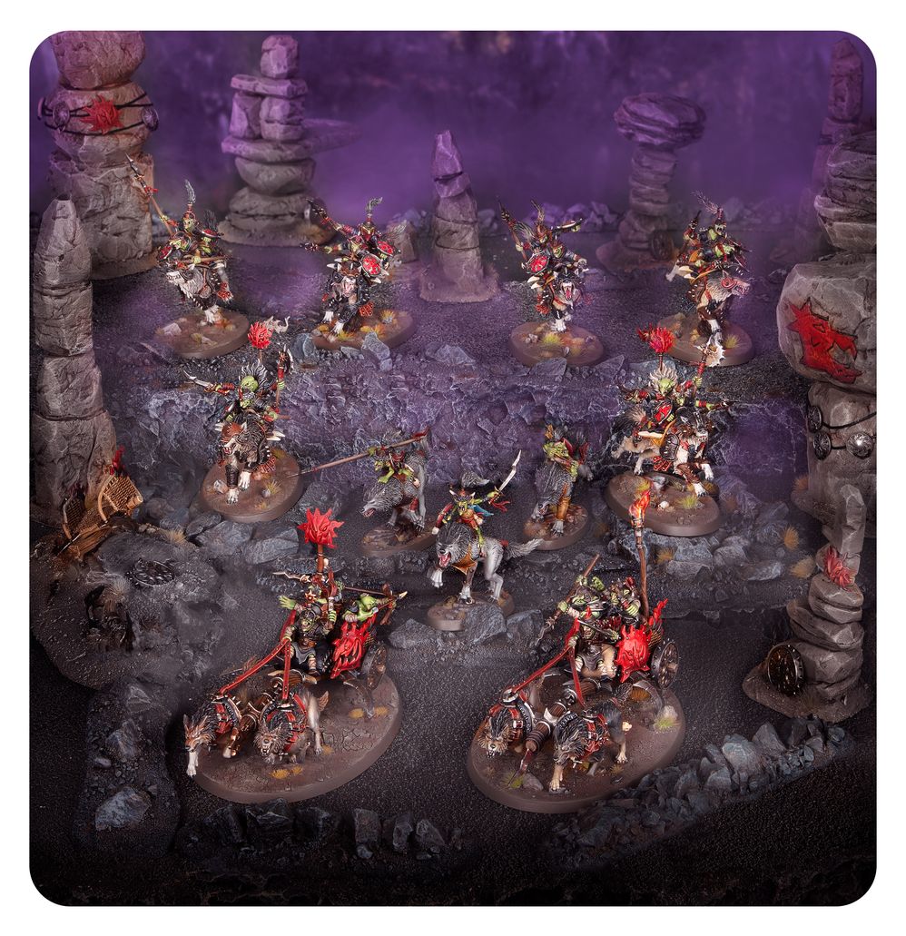 Spearhead: Gloomspite Gitz – Snarlpack Huntaz | Buy Online from The Home Crafters