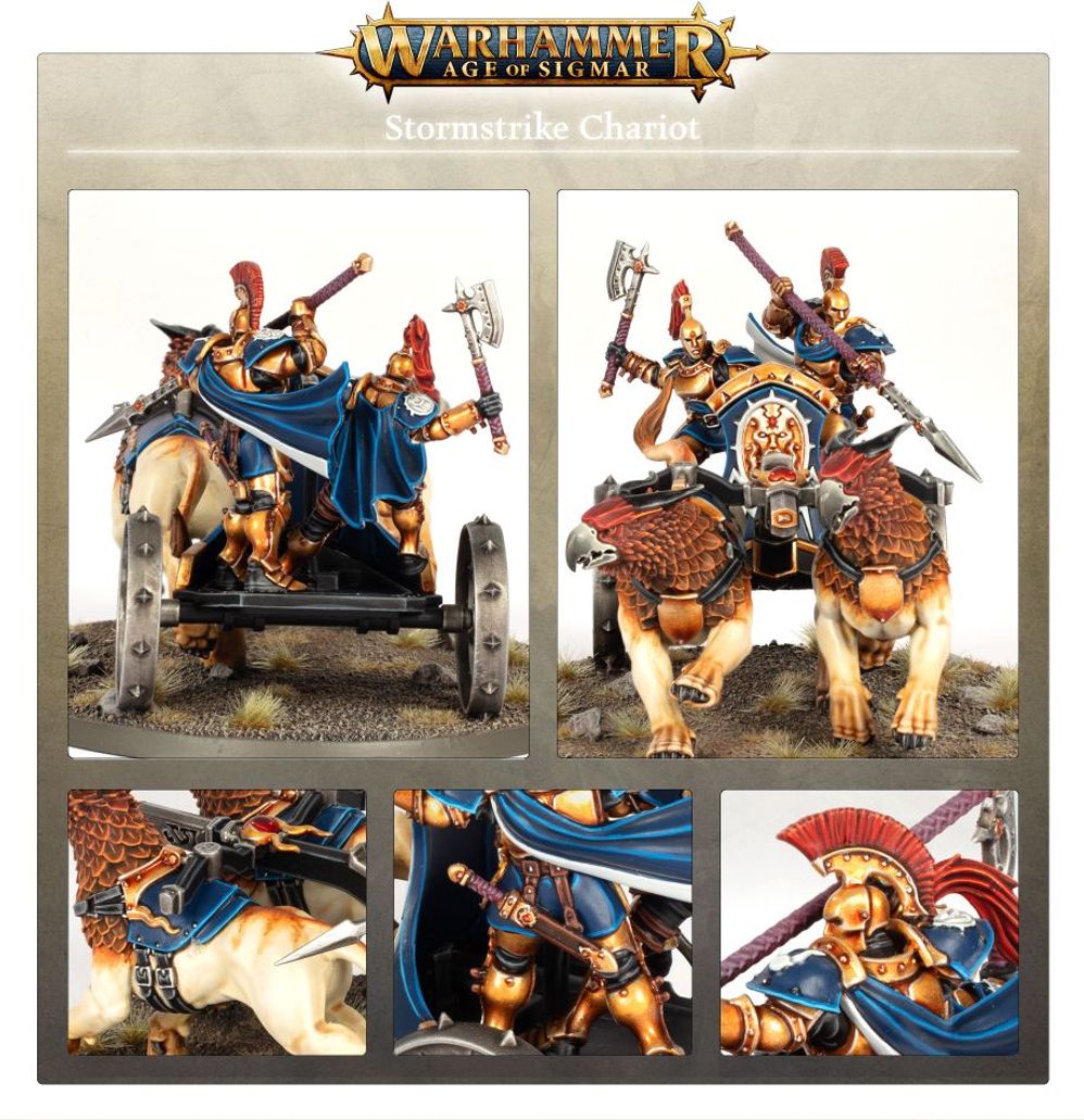 Stormcast Eternals: Stormstrike Chariot | Buy Online from The Home Crafters