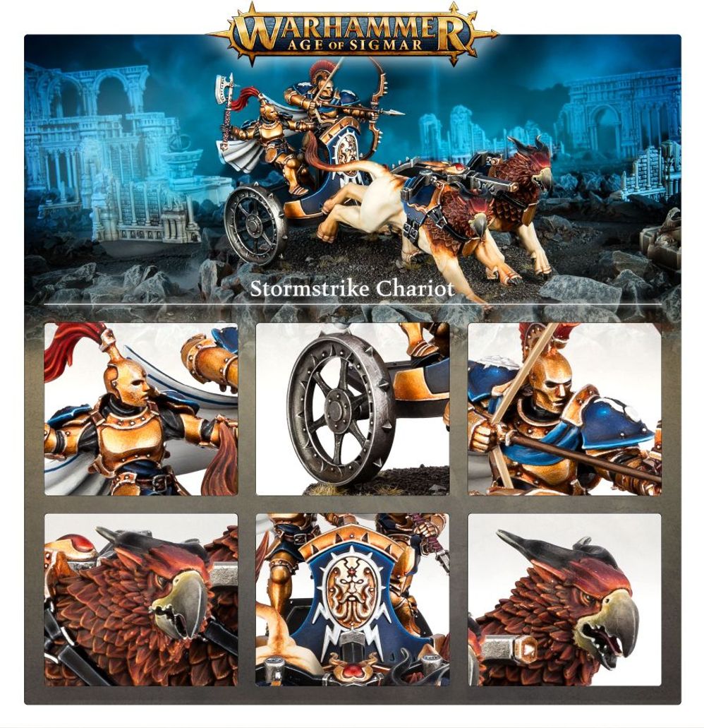 Stormcast Eternals: Stormstrike Chariot | Buy Online from The Home Crafters