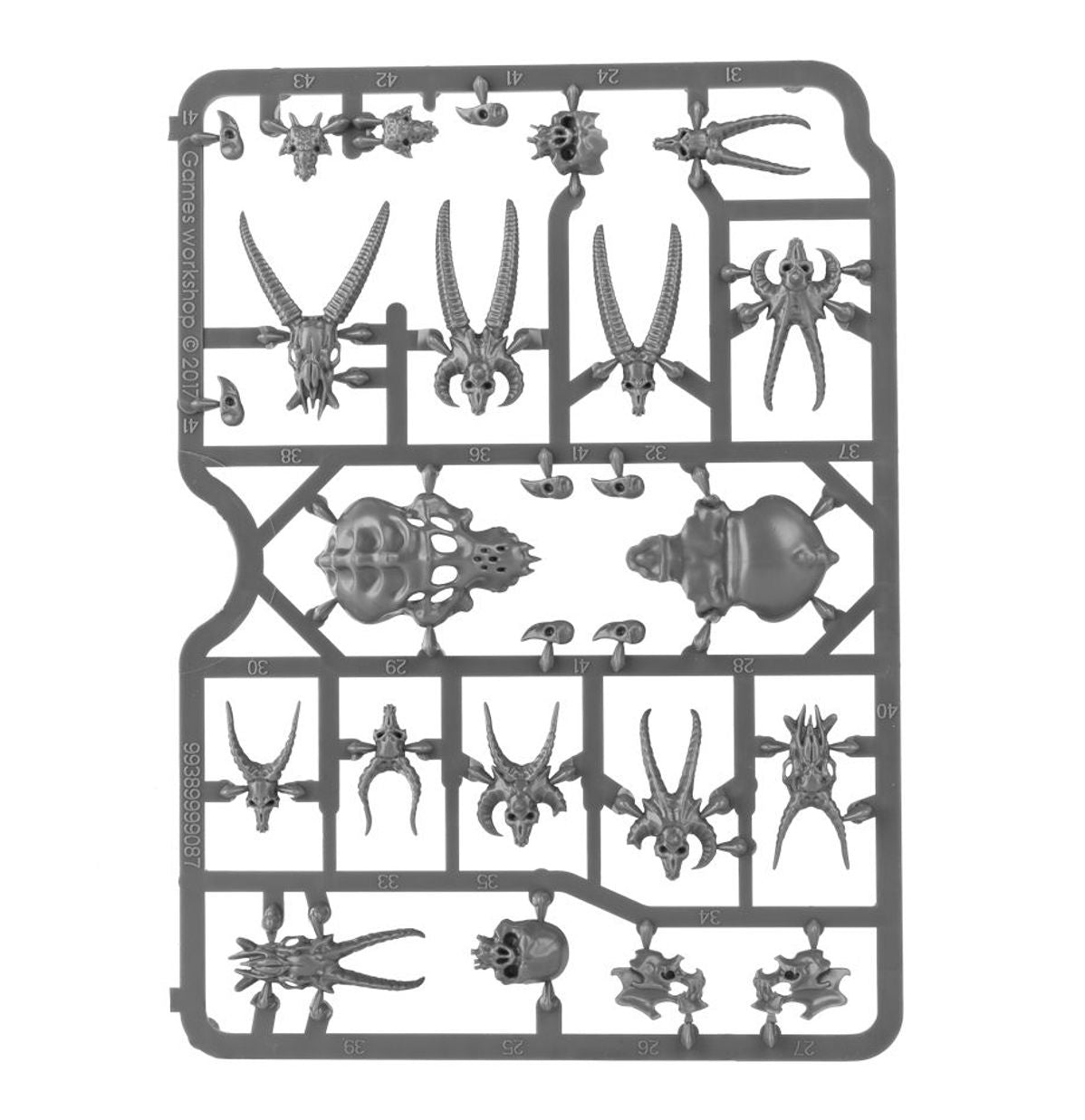 Citadel Skulls - Warhammer 40k Age of Sigmar Model pieces - 340pc