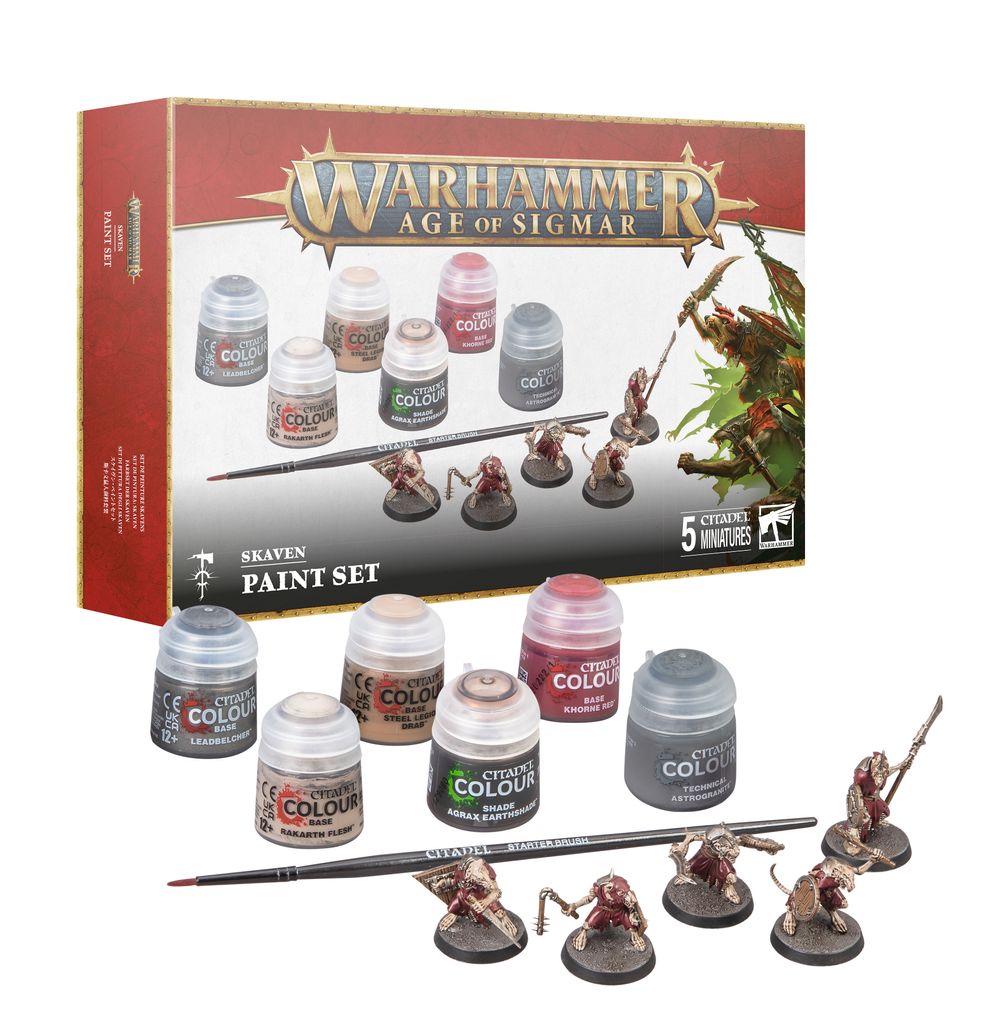 Start Here: Age of Sigmar: Skaven + Paints Set | Buy Online from The Home Crafters