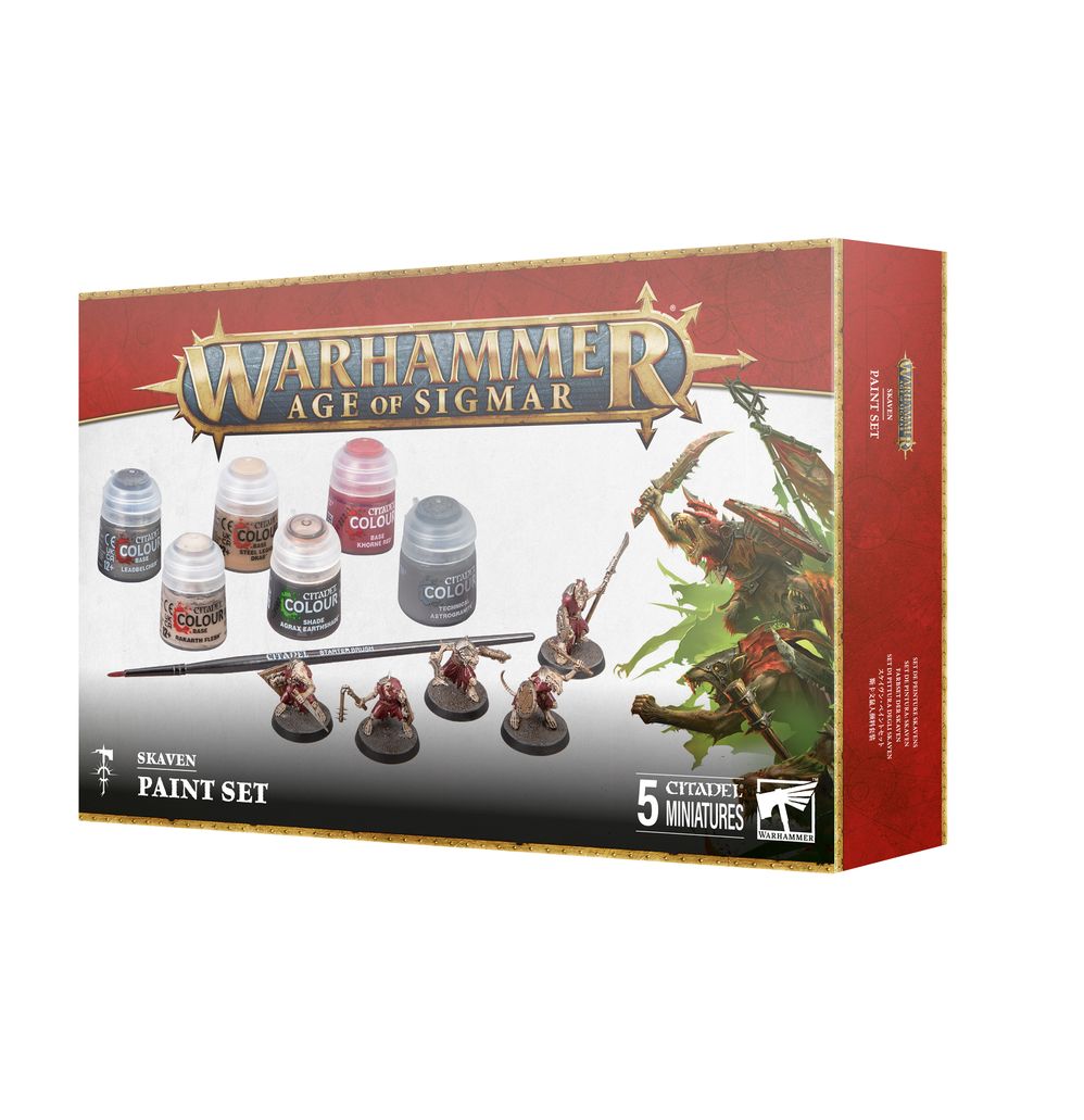 Start Here: Age of Sigmar: Skaven + Paints Set | Buy Online from The Home Crafters