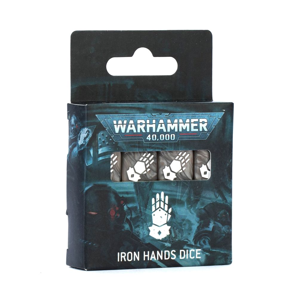 Warhammer 40000: Iron Hands Dice | Buy Online from The Home Crafters