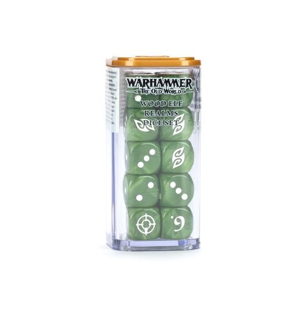 Warhammer The Old World: Wood Elf Realms Dice | Buy Online from The Home Crafters
