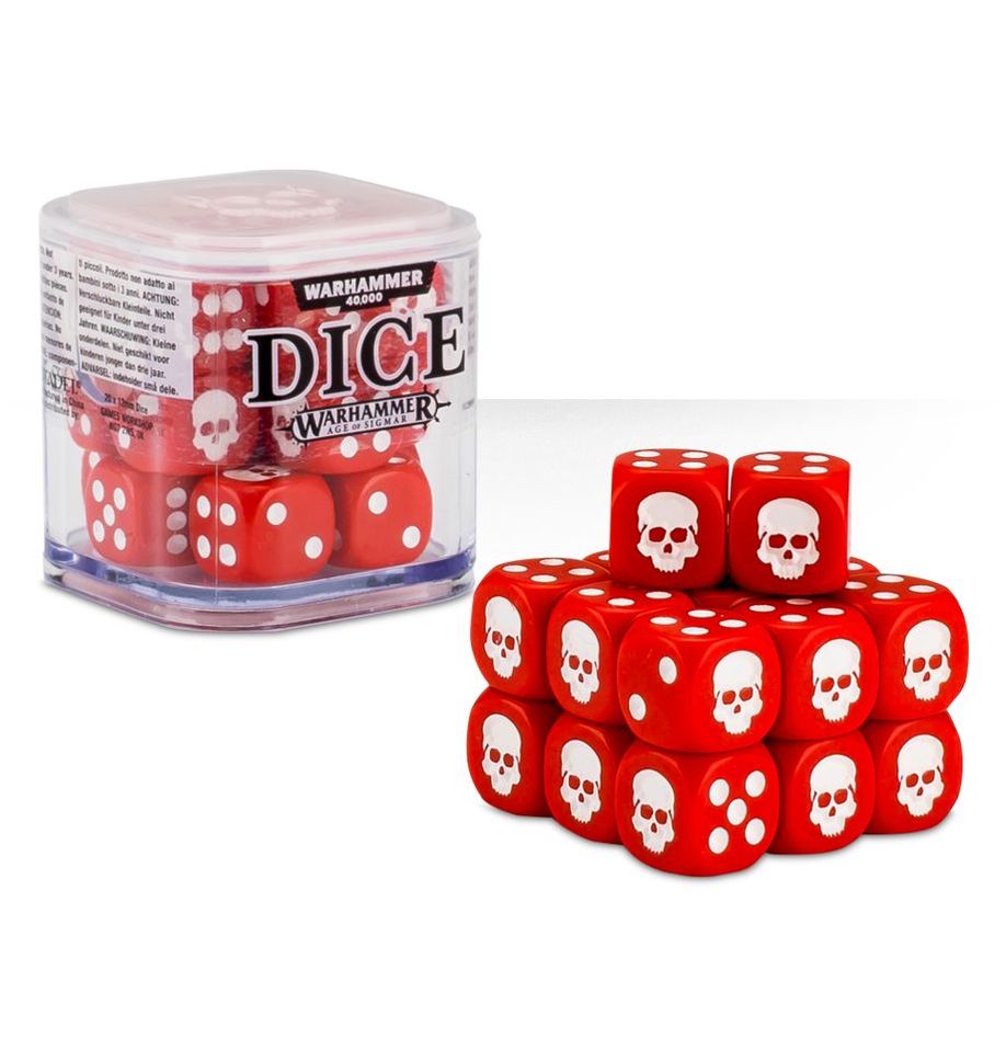 Warhammer 40k Age of Sigmar 12mm Dice Cube Set - 20pc