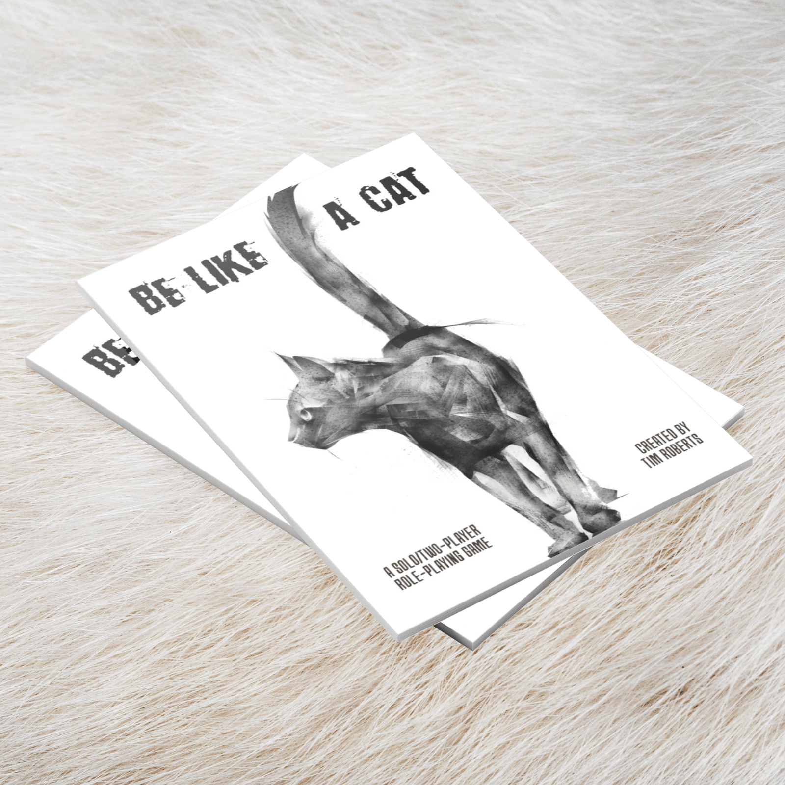 Be Like a Cat Rulebook - a solo/2 - player TTRPG | Buy Online from The Home Crafters
