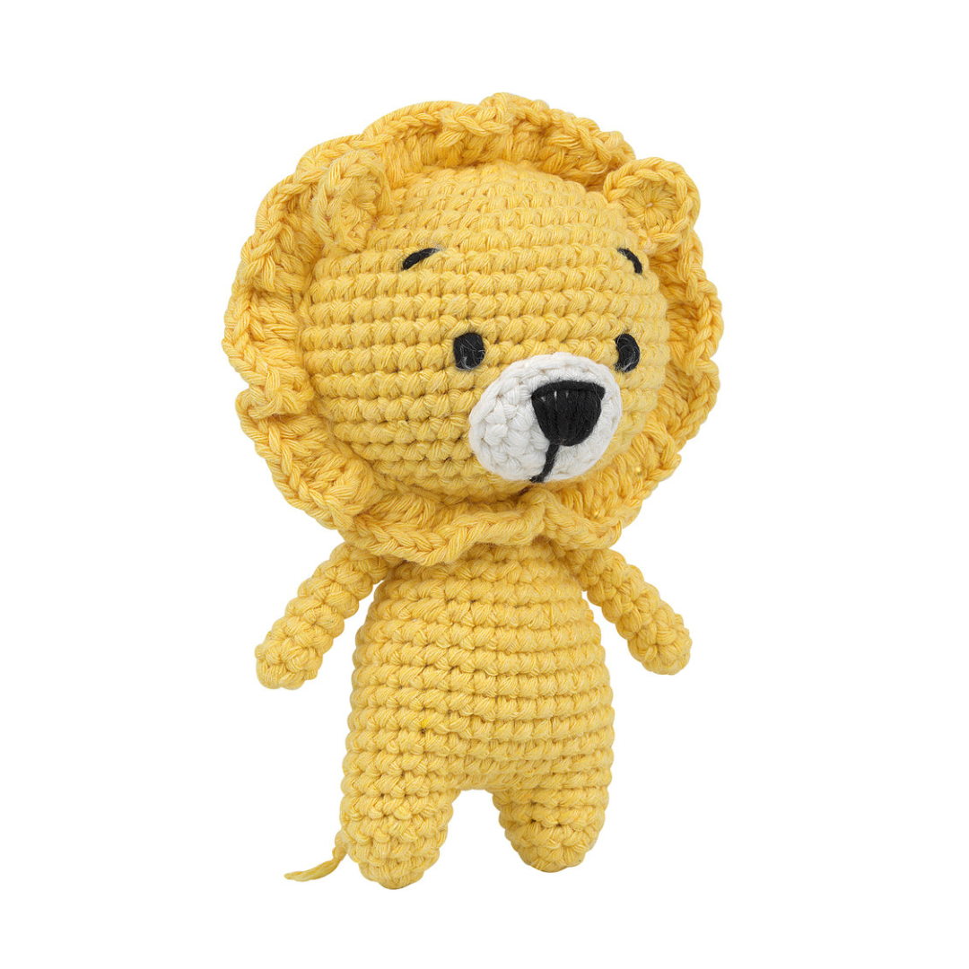 Knitty Critters Pouch Pals Crochet Kit - Leo the Lion