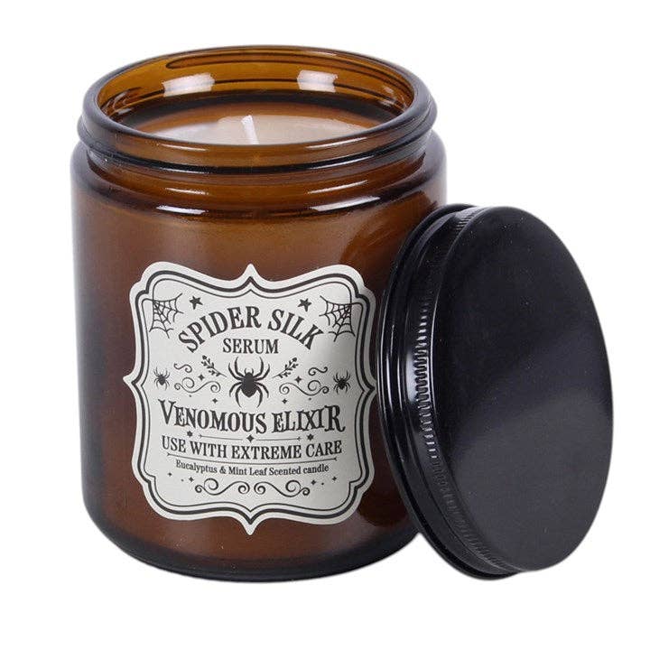 Spider Silk Serum Eucalyptus & Mint Halloween Candle