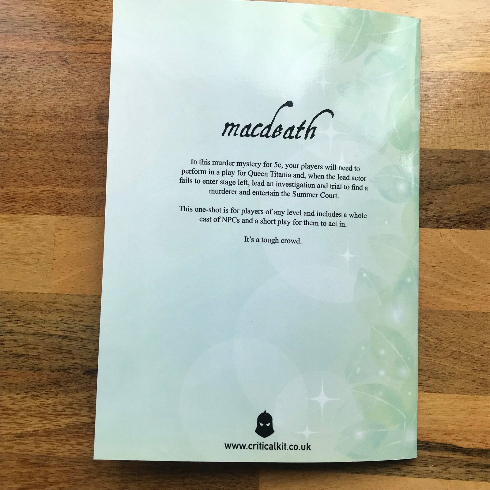 Macdeath: a Murder Mystery - 5E One Shot Adventure