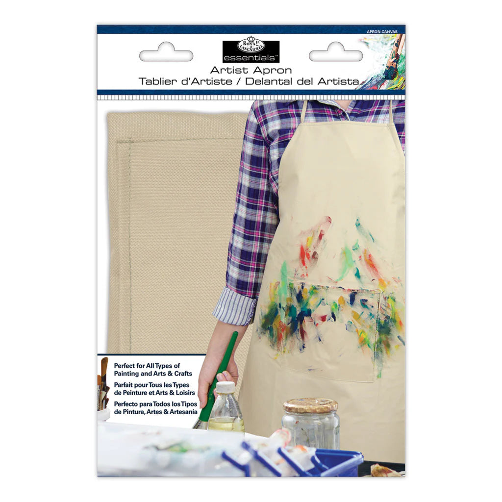 Nylon Canvas Artist's Apron - Beige
