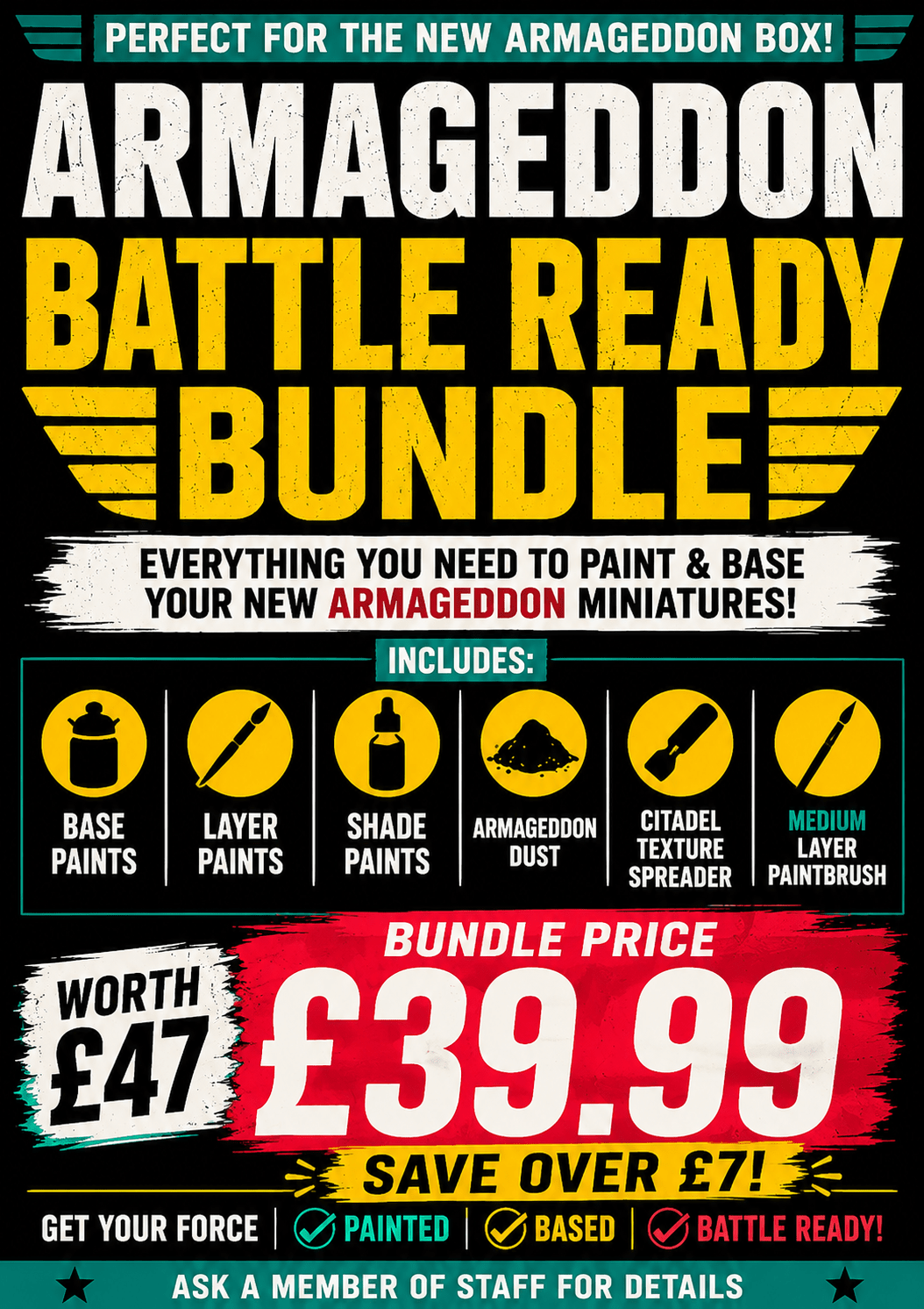 Armageddon Battle Ready Paint Bundle | Buy Online from The Home Crafters