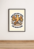 Phoenix Wall Art Print – "What Once Was Ashes Can Never Burn" | Buy Online from The Home Crafters
