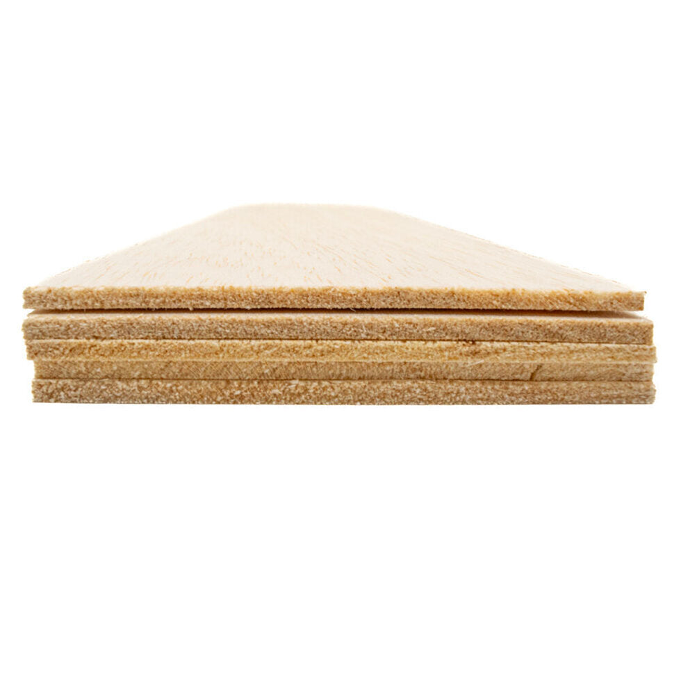 Balsa Wood Sheet 100mm x 450mm - each